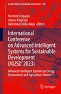 : International Conference on Advanced Intelligent Systems for Sustainable Development (AI2SD'2023), Buch