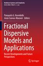 : Fractional Dispersive Models and Applications, Buch