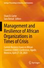 : Management and Resilience of African Organizations in Times of Crisis, Buch