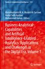 : Business Analytical Capabilities and Artificial Intelligence-Enabled Analytics: Applications and Challenges in the Digital Era, Volume 1, Buch
