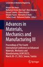 : Advances in Materials, Mechanics and Manufacturing III, Buch