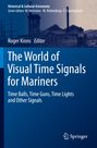 Auf blauem Hintergrund steht: "The World of Visual Time Signals for Mariners". Oben ein historisches Foto von Gebäuden.