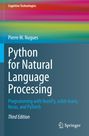 Pierre M. Nugues: Python for Natural Language Processing, Buch