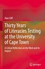 Alan Cliff: Thirty Years of Literacies Testing at the University of Cape Town, Buch