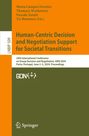 : Human-Centric Decision and Negotiation Support for Societal Transitions, Buch