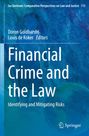 "Financial Crime and the Law: Identifying and Mitigating Risks", blauer Hintergrund mit stilisiertem Motiv.