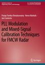 Text: "PLL Modulation and Mixed-Signal Calibration Techniques for FMCW Radar." Oben links und rechts sind Akademiker und Verlag genannt.