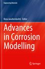 "Advances in Corrosion Modelling" von Reza Javaherdashti. Oben blau, unten rot. Springer Logo unten rechts.