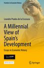 Titel: "A Millennial View of Spain’s Development". Links Skulptur, unten Springer-Logo.