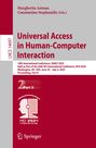 : Universal Access in Human-Computer Interaction, Buch