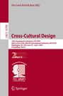 : Cross-Cultural Design, Buch