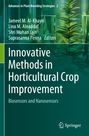 Titel: “Innovative Methods in Horticultural Crop Improvement.” Hintergrund: Pflanze mit Reagenzgläsern. Springer-Logo.