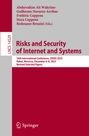 : Risks and Security of Internet and Systems, Buch
