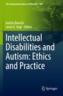 The International Library of Bioethics 108. Titel: "Intellectual Disabilities and Autism: Ethics and Practice". Grün-blauer Hintergrund.