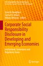 : Corporate Social Responsibility Disclosure in Developing and Emerging Economies, Buch