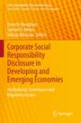 Corporate Social Responsibility Disclosure in Developing and Emerging Economies, Buch