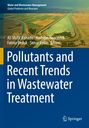 Titel: "Pollutants and Recent Trends in Wastewater Treatment". Luftaufnahme von Kanälen und Feldern. Springer-Logo unten rechts.