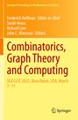 Oben links: "Springer Proceedings in Mathematics & Statistics". Titel: "Combinatorics, Graph Theory and Computing". Unten das Springer-Logo.