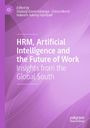 Text: "HRM, Artificial Intelligence and the Future of Work: Insights from the Global South." Lila Hintergrund, schlichtes Design.