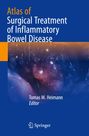 Text: "Atlas of Surgical Treatment of Inflammatory Bowel Disease" und "Tomas M. Heimann, Editor". Logo unten: Springer.