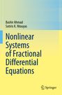 Bashir Ahmad: Nonlinear Systems of Fractional Differential Equations, Buch