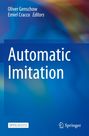 Titel: "Automatic Imitation". Herausgeber: Oliver Genschow, Emiel Cracco. Hintergrund in Blau mit Regenbogenakzenten.
