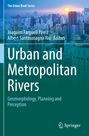 "Urban and Metropolitan Rivers: Geomorphology, Planning and Perception" von Joaquim Farguell Pérez, Albert Santasusagna Riu. Skyline bei Sonnenuntergang.
