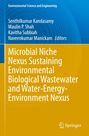 Buchtitel: "Microbial Niche Nexus Sustaining Environmental..." Herausgegeben von mehreren Autoren, blau-gelbes Design.