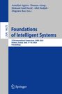 : Foundations of Intelligent Systems, Buch