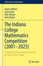 Adam Coffman: The Indiana College Mathematics Competition (2001¿¿2023), Buch