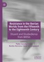 Titel: "Resistance in the Iberian Worlds from the Fifteenth to the Eighteenth Century." Lila und graue Farbgebung, Palgrave-Logo.