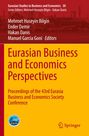 "Eurasian Business and Economics Perspectives", Konferenzband, rote und gelbe Farben, Logo von Springer und EBES.
