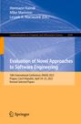 : Evaluation of Novel Approaches to Software Engineering, Buch