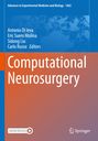 "Computational Neurosurgery" in großen Buchstaben, darunter Herausgeber: Antonio Di Ieva u.a. Oben blauer Bereich mit Baumstruktur.