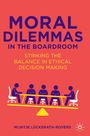 Titel: "Moral Dilemmas in the Boardroom". Untertitel: Balance in ethischen Entscheidungen. Namen: Mijntje Lückerath-Rovers. Illustration: Personen an einem Tisch.