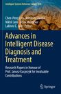 "Advances in Intelligent Disease Diagnosis and Treatment" vor blauem Hintergrund mit Gehirnabbildung, Springer-Logo.