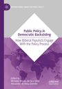 Titel: Public Policy in Democratic Backsliding. Illustration einer Weltkarte in violetten Tönen.