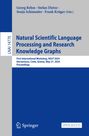 : Natural Scientific Language Processing and Research Knowledge Graphs, Buch