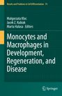Buchtitel: "Monocytes and Macrophages in Development, Regeneration, and Disease", Springer-Logo unten rechts.