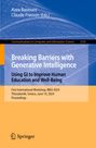 : Breaking Barriers with Generative Intelligence. Using GI to Improve Human Education and Well-Being, Buch
