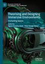 Titel: "Theorising and Designing Immersive Environments". Grüner futuristischer Helm, geschwungene Formen.