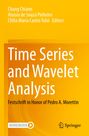 Buchcover: "Time Series and Wavelet Analysis" von Chang Chiann et al., Springer-Logo unten rechts. Hintergrund in Orange.