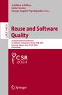 : Reuse and Software Quality, Buch