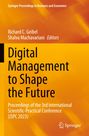 Text: "Digital Management to Shape the Future. Proceedings of the 3rd ISPC 2023." Orange Hintergrund, Springer-Logo.