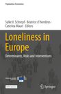„Loneliness in Europe: Determinants, Risks and Interventions“ als Titel, mit Figuren im Hintergrund und Springer-Logo.