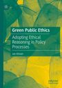 „Green Public Ethics: Adopting Ethical Reasoning in Policy Processes“, Autor: Jan Olsson. Blätter im Hintergrund.