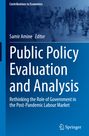 : Public Policy Evaluation and Analysis, Buch