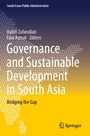 Titel: "Governance and Sustainable Development in South Asia". Moderne Farbübergänge mit Punkte-Muster und Logo.