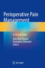 "Perioperative Pain Management: A Clinical Guide. Alaa Abd-Elsayed, Kristopher Schroeder, Editors." Blau-gelbe Farbgestaltung.