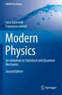 UNITEXT for Physics, Luca Salasnich, Francesco Lorenzi, Modern Physics, Second Edition. Blasen und blauer Hintergrund.